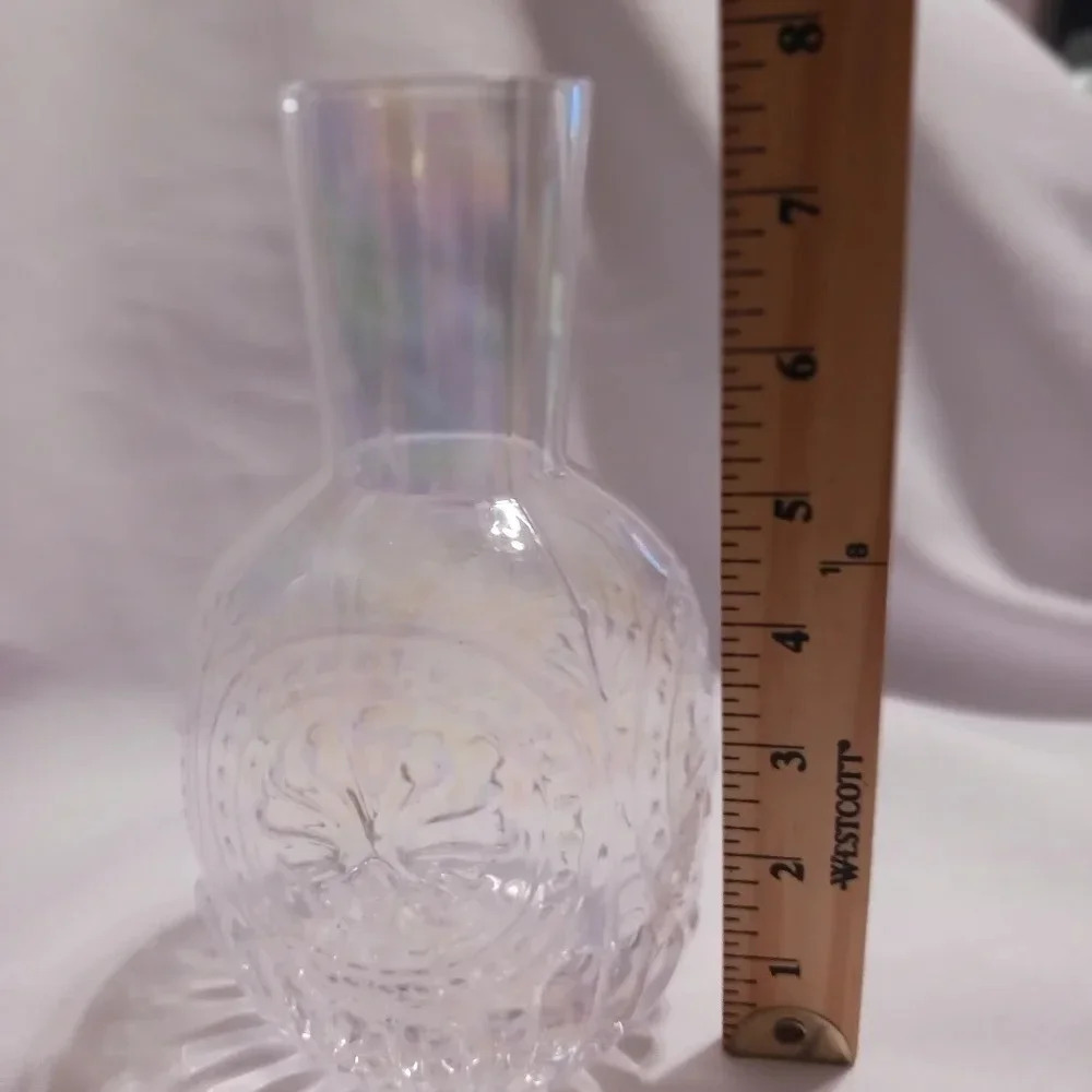 Iridiscent crystal  water carafe bedsisde - Picture 5 of 5